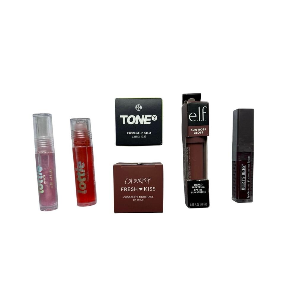 Glossy Lip Bundle REM Beauty ColourPop e.l.f. Lottie London